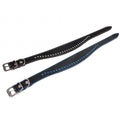 Karlie Halsband Chic - Zwart/Blauw - 45 cm / 35 mm