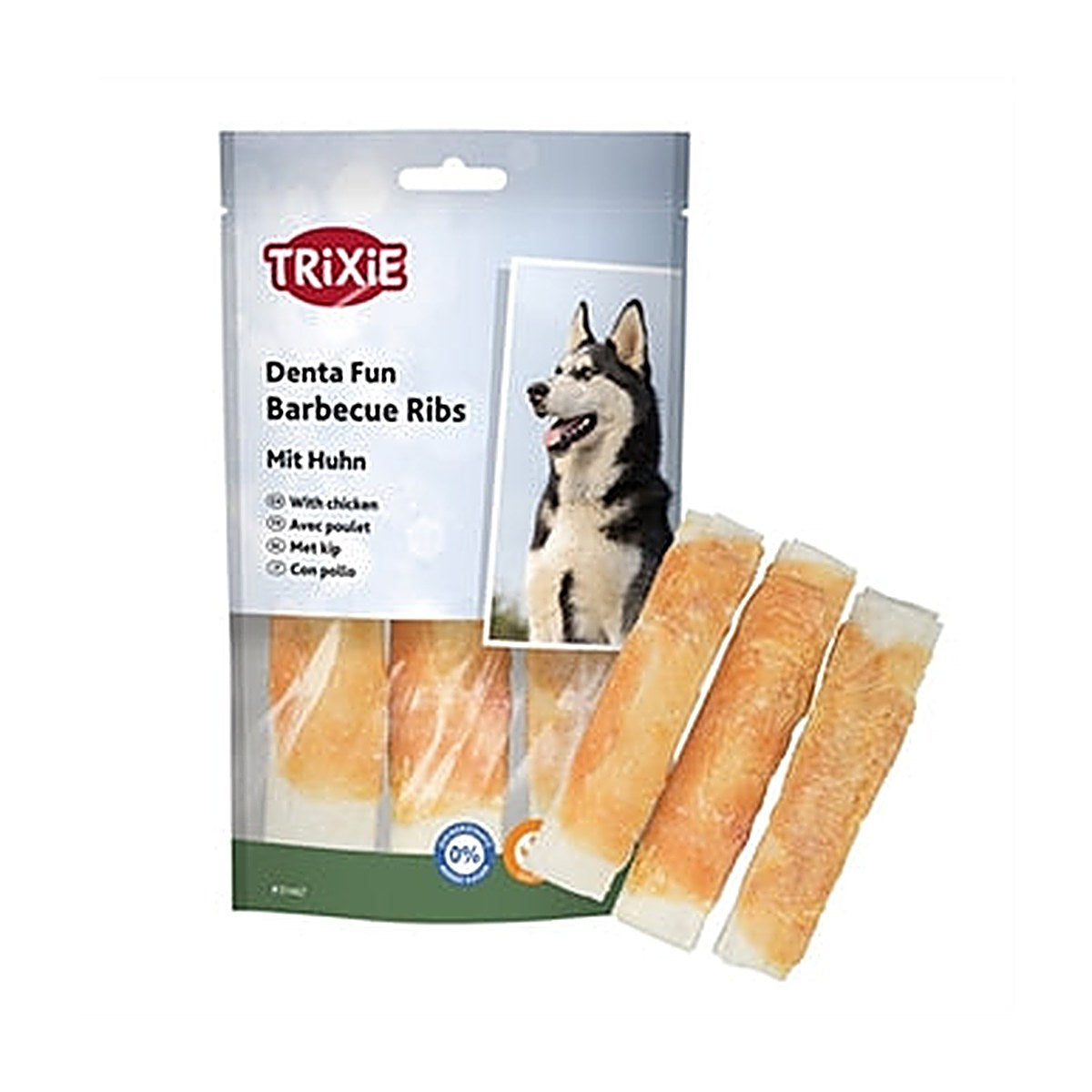 Trixie Chicken Chew Bbq Ribs 12 cm 90 gram