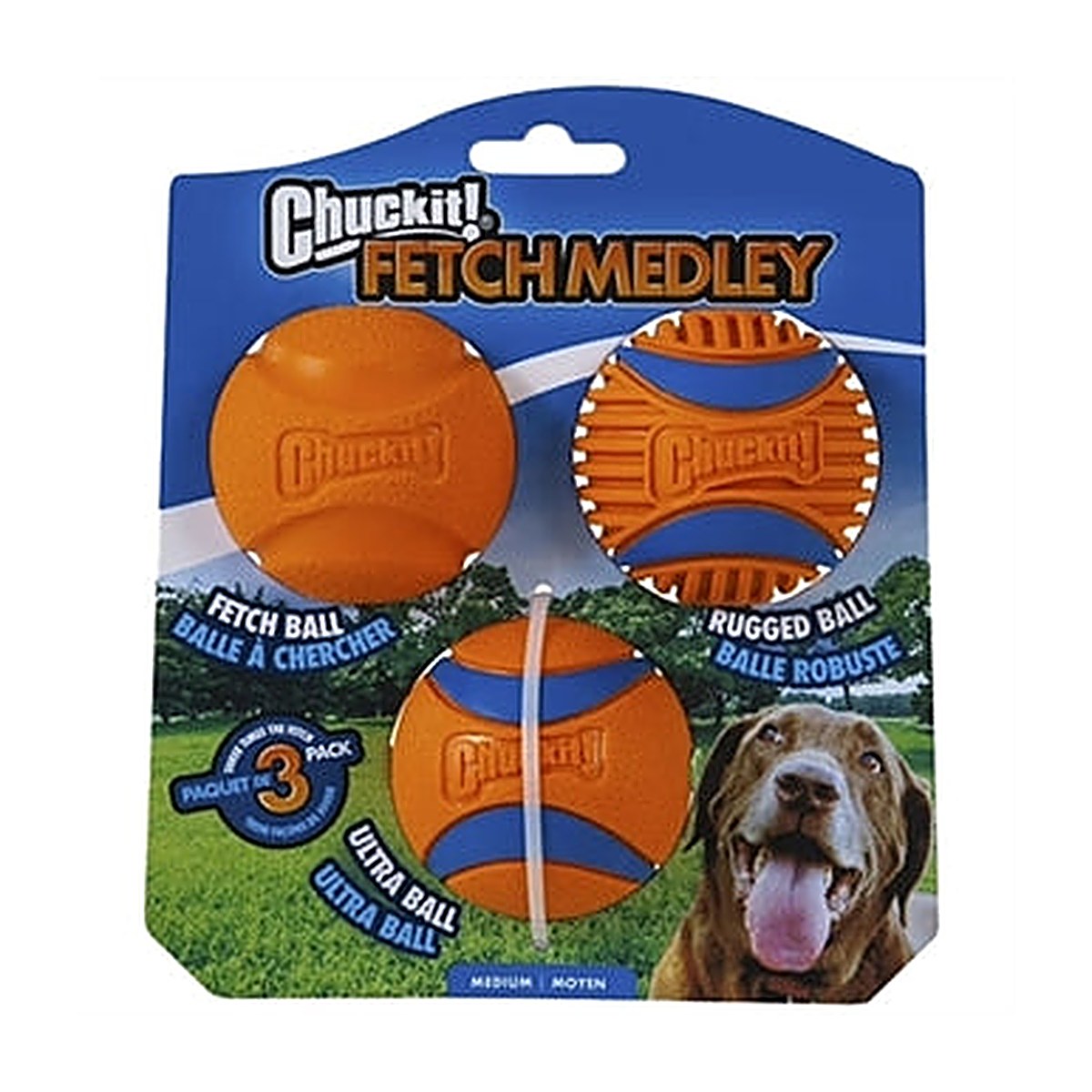 Chuckit Fetch Medley Gen 3 M 3 stuks