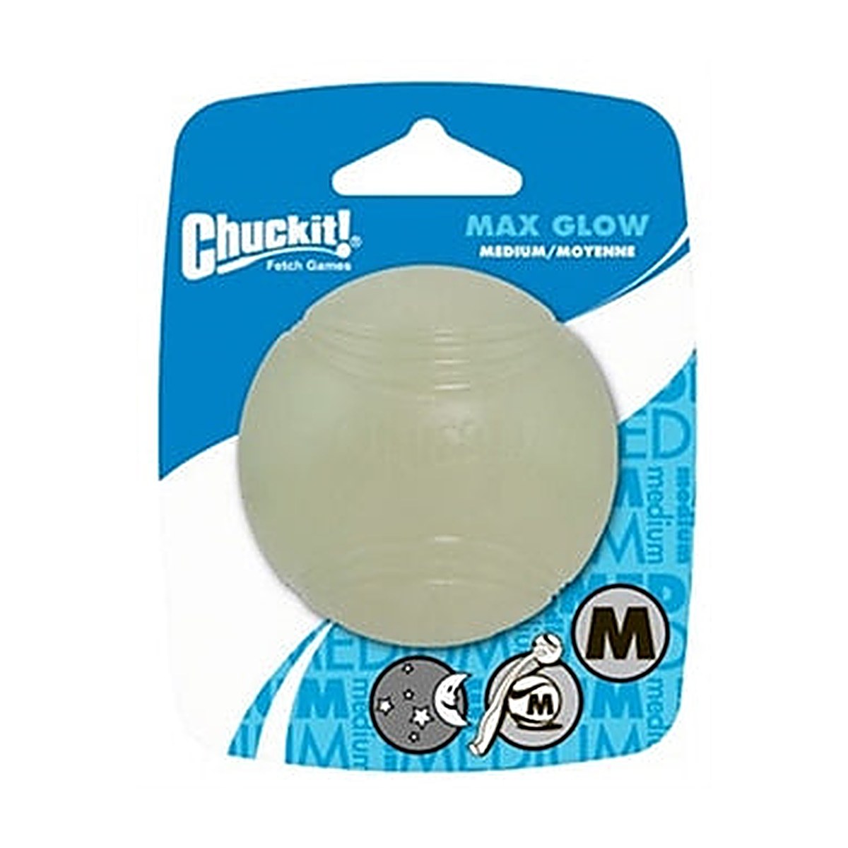Chuckit Max Glow Bal M 6x6x6 cm