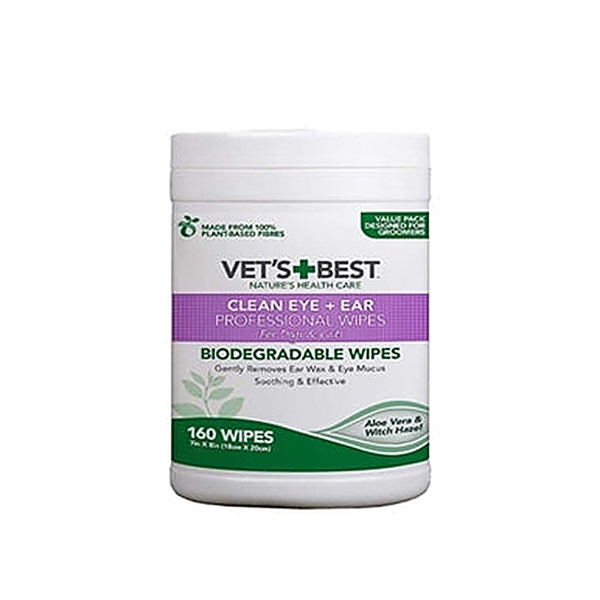 Vets Best Clean Ear/eye Wipes Hond 160 stuks