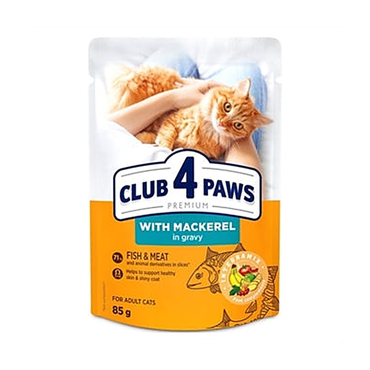 CLUB4 Ad Makreel In Saus 24x85 gram