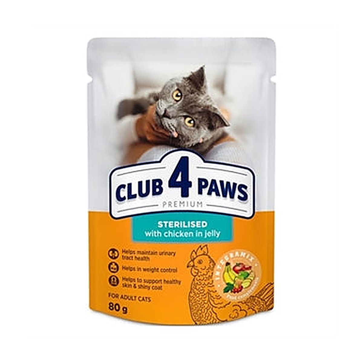 CLUB4 Sterilised Kip Gelei 24x80 gram