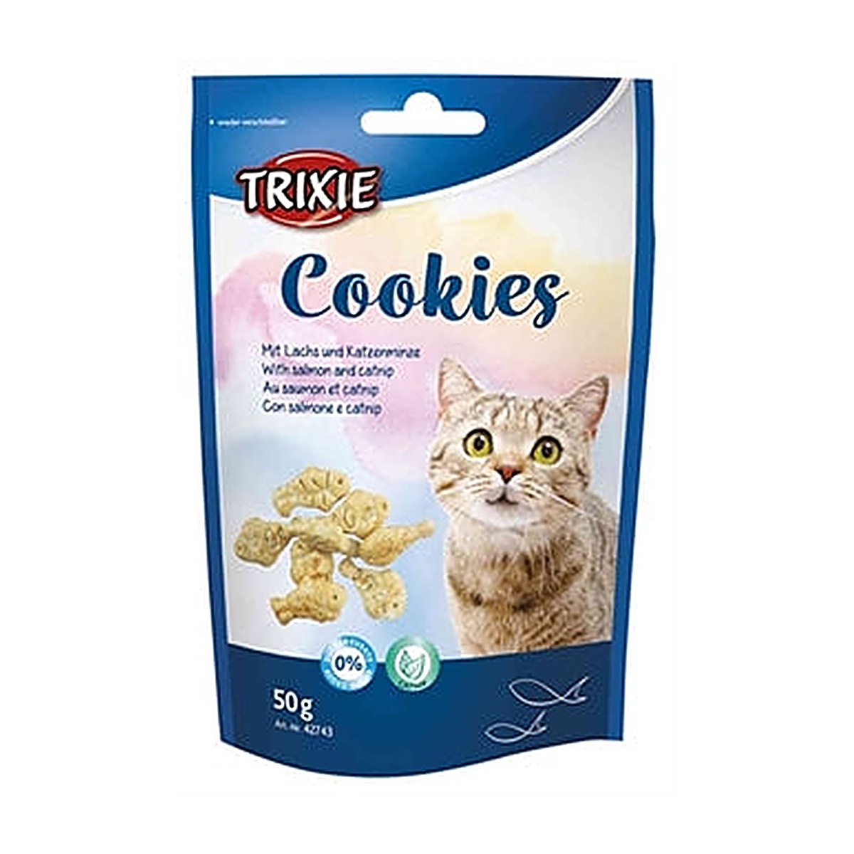 Trixie Cookies Zalm/catnip 50 gram