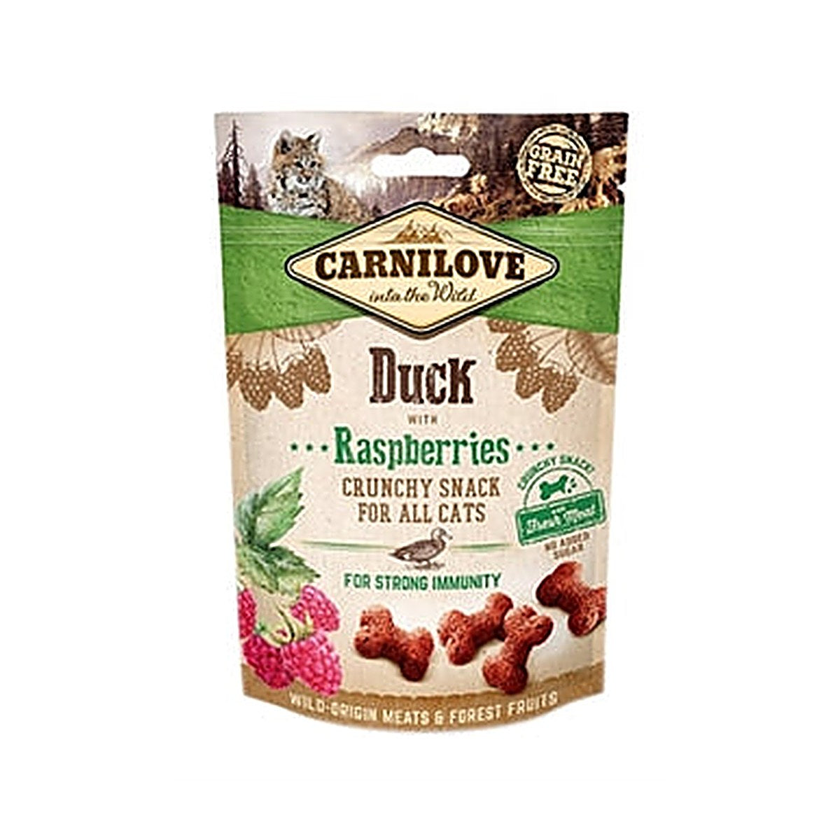 Crunchy Snack Duck/raspberry 50G