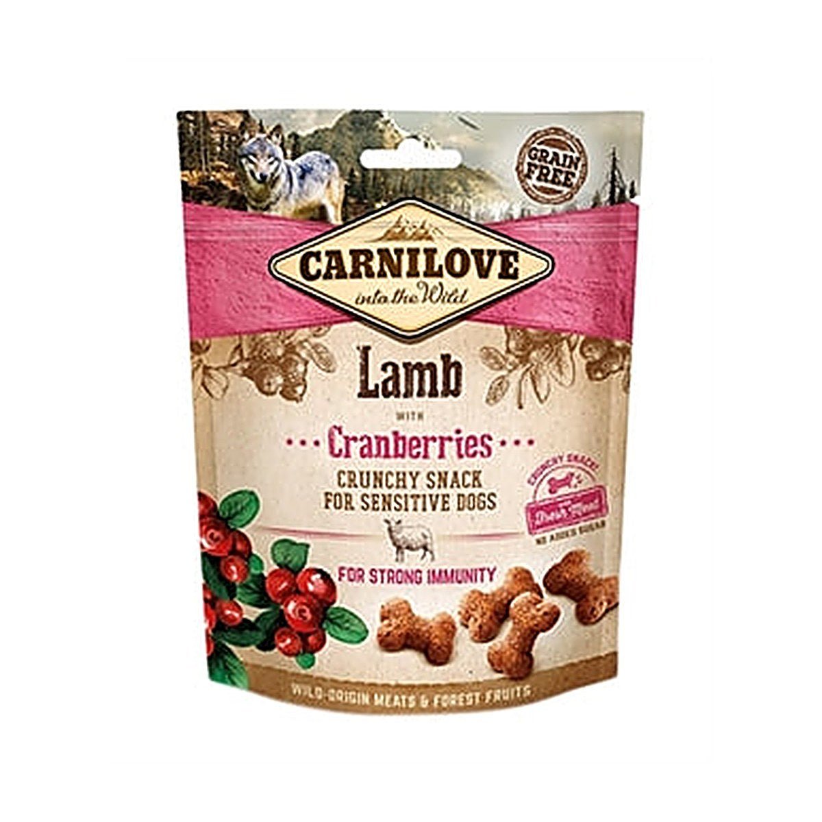 Crunchy Snack Lamb/cranberry 200