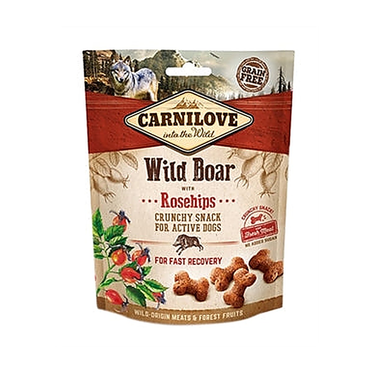 Crunchy Snack Wild Boar/rose 200