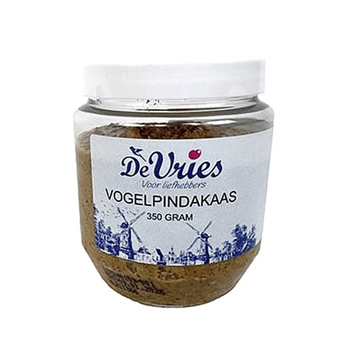 De Vries Vogelpindakaas 350 gram