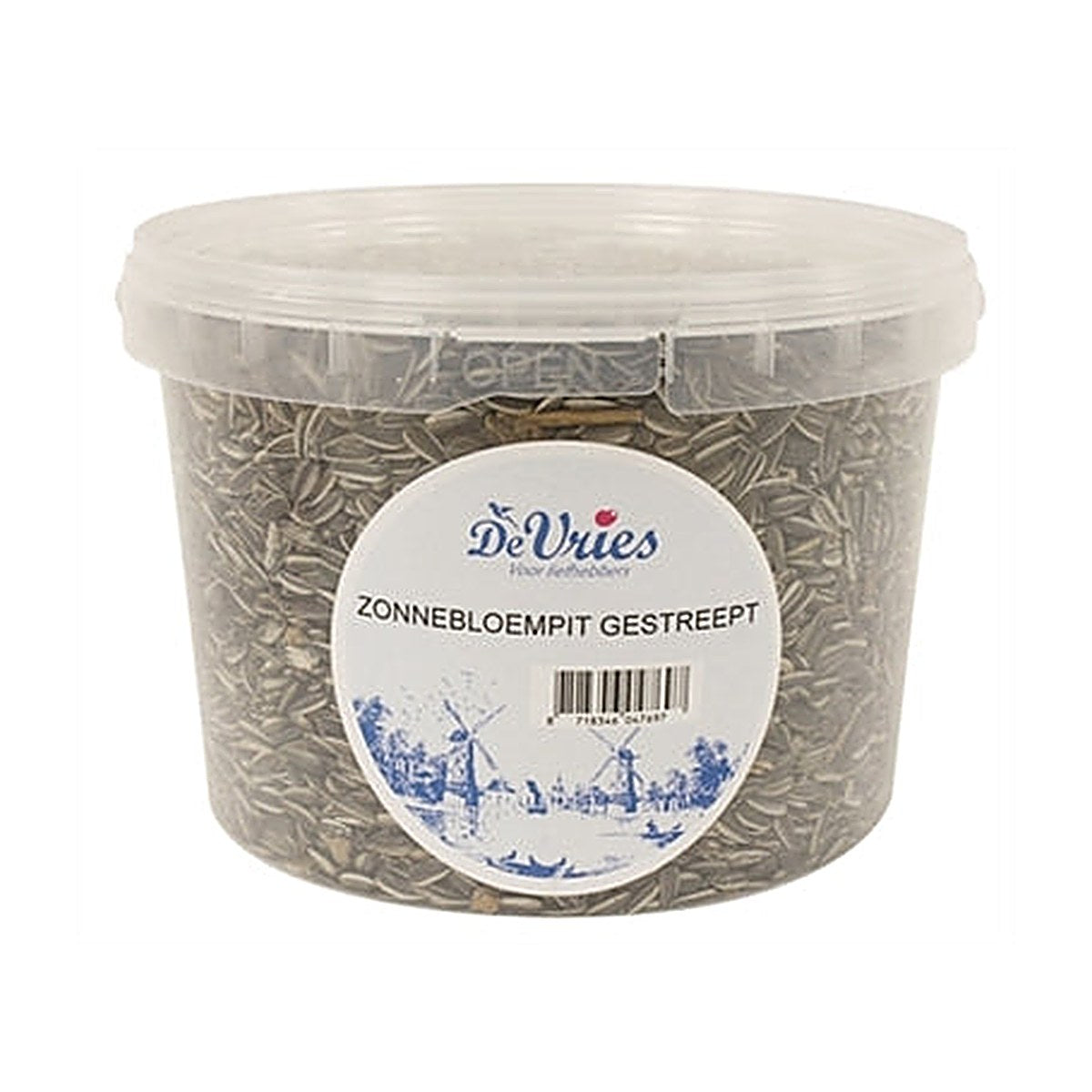 De Vries - De Vries Zonnebloempit Str 1,3 kg
