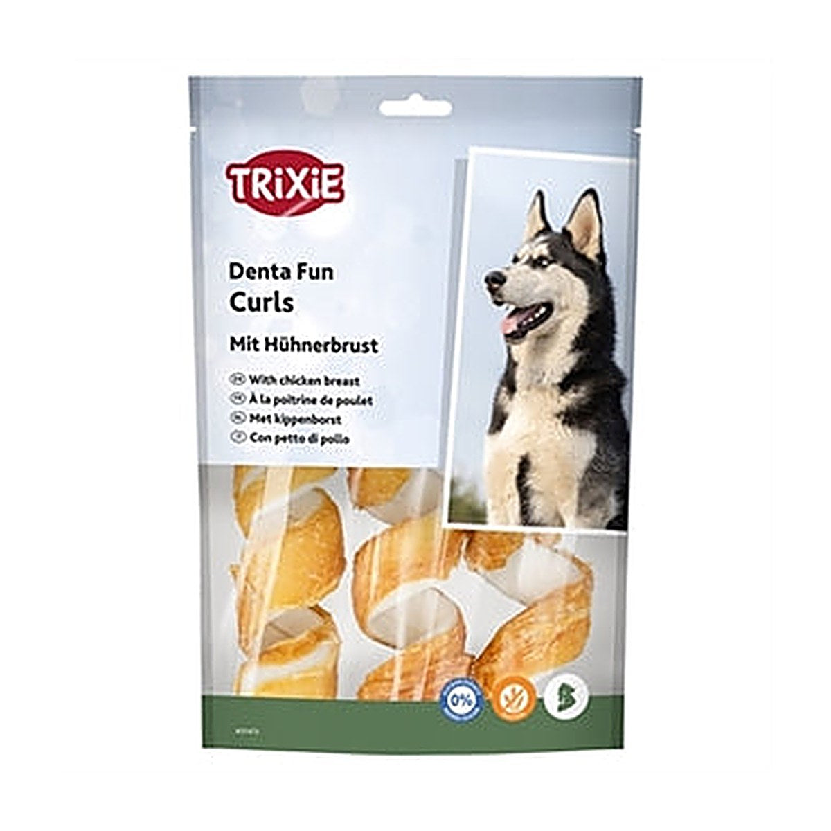 Trixie Denta Chicken Curls 15 cm 6x110 gram
