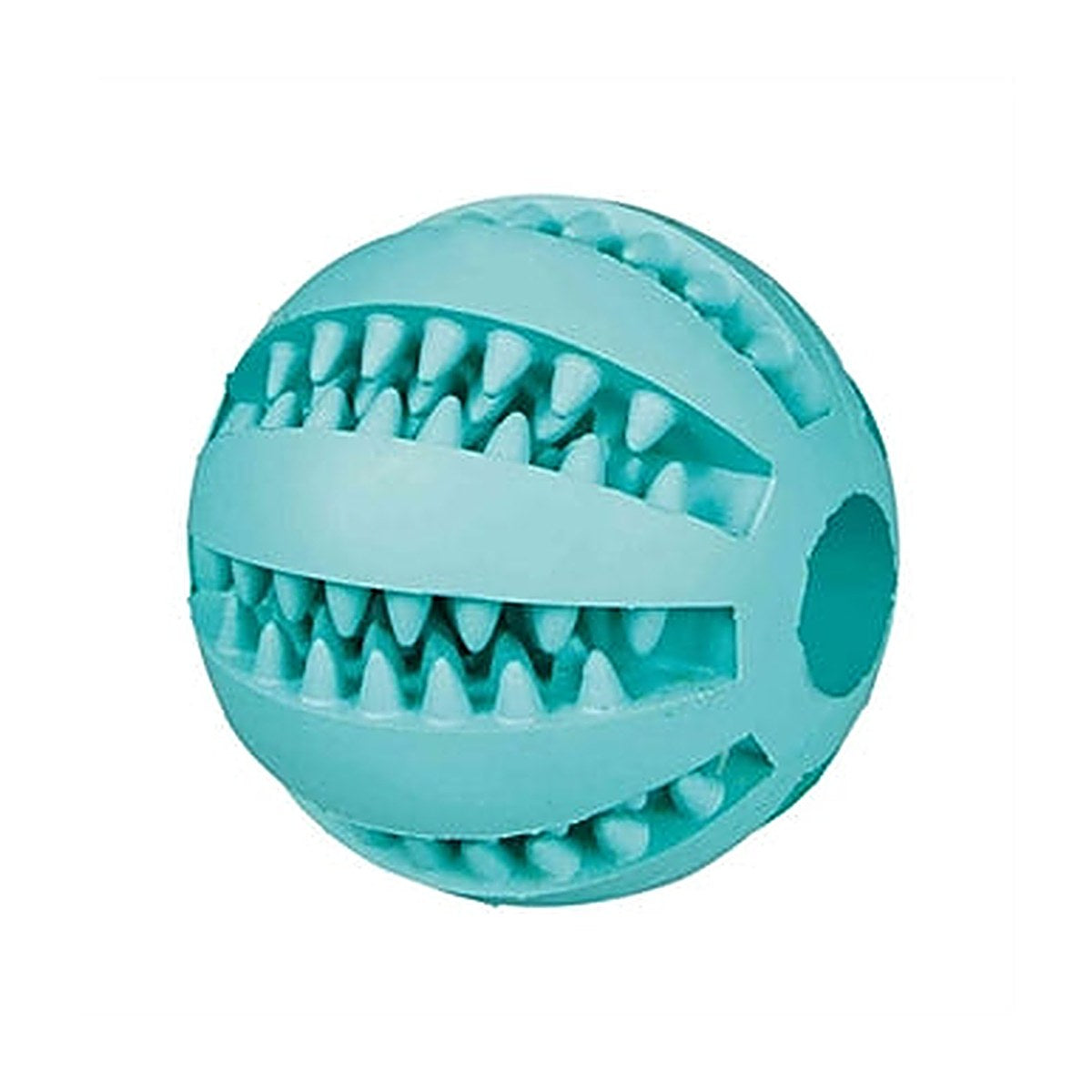 Trixie Denta Fun Bal Munt Rubber 6 cm 3 stuks