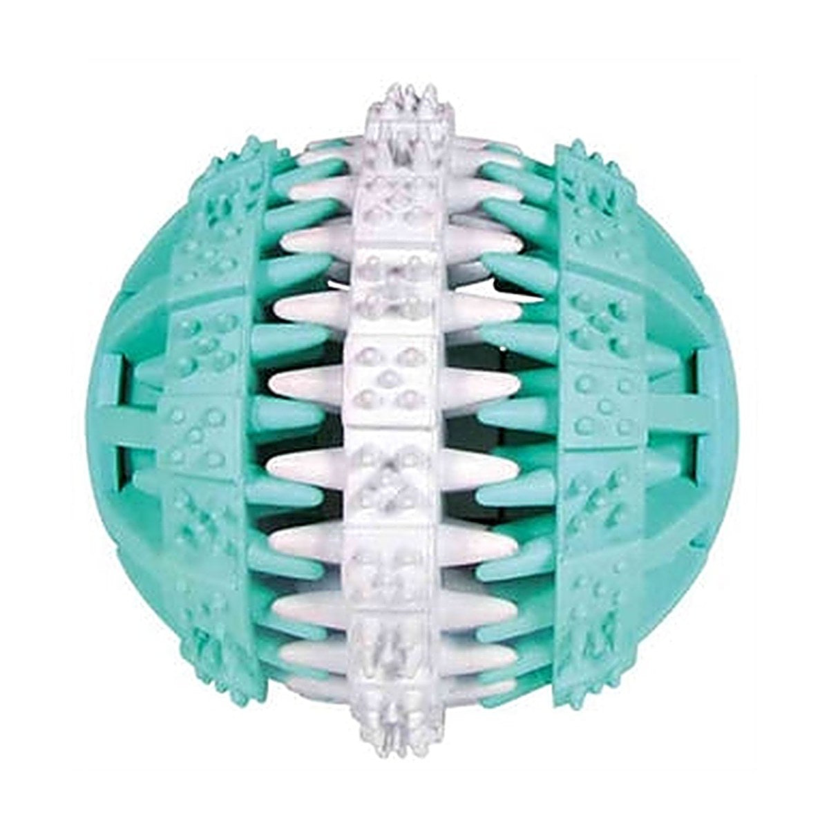 Trixie Denta Fun Bal Rubber Munt 7 cm 3 stuks