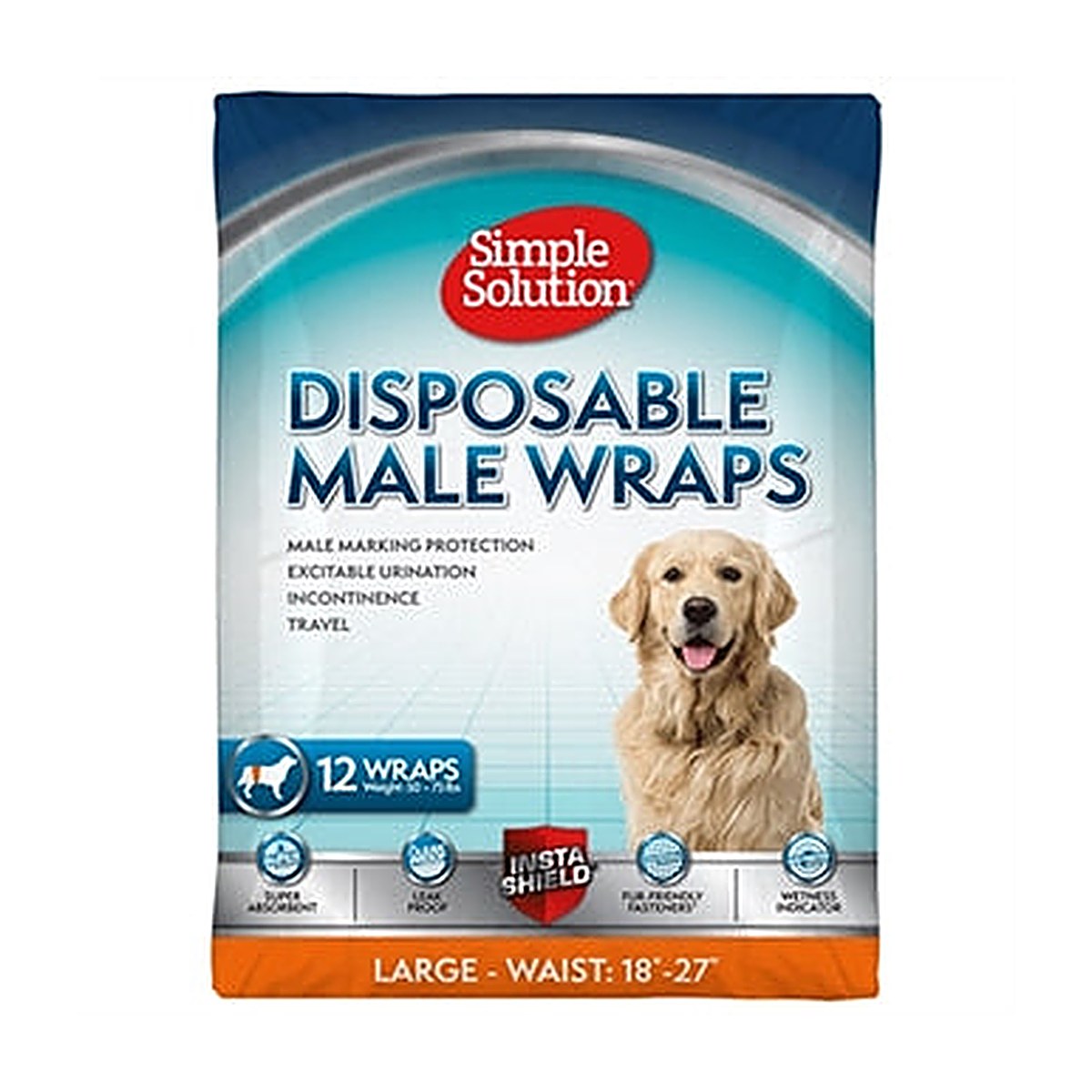 Simple Solution Disposable Male Wrap L 12 stuks