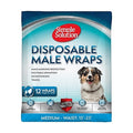 Simple Solution Disposable Male Wrap M 12 stuks