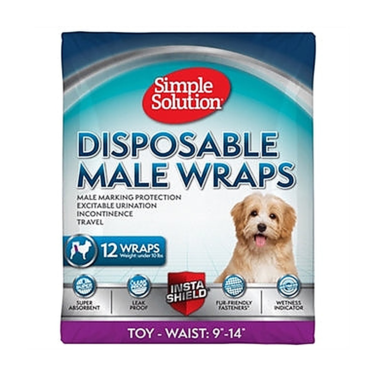 Simple Solution Disposable Male Wrap XS 12 stuks