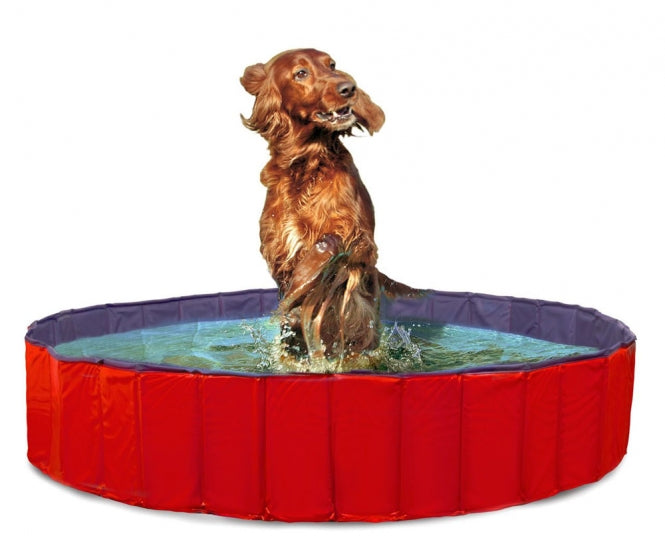 Karlie Doggy Pool - Zwembad voor honden 160 cm Rood-Blauw