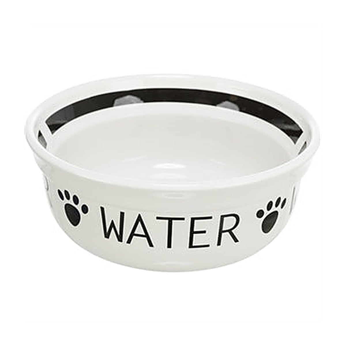 Trixie Drbak Water Kera Wit/Zwart 2,6 liter 25 cm