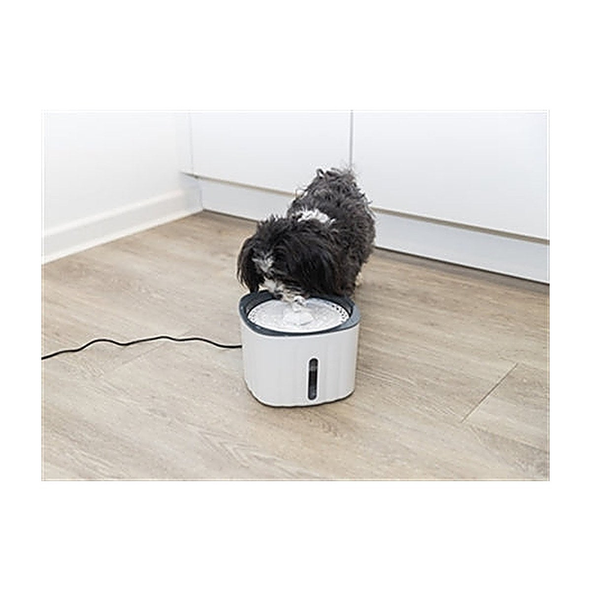 Trixie Drinkfontein Flower Wit/Grijs 2 liter