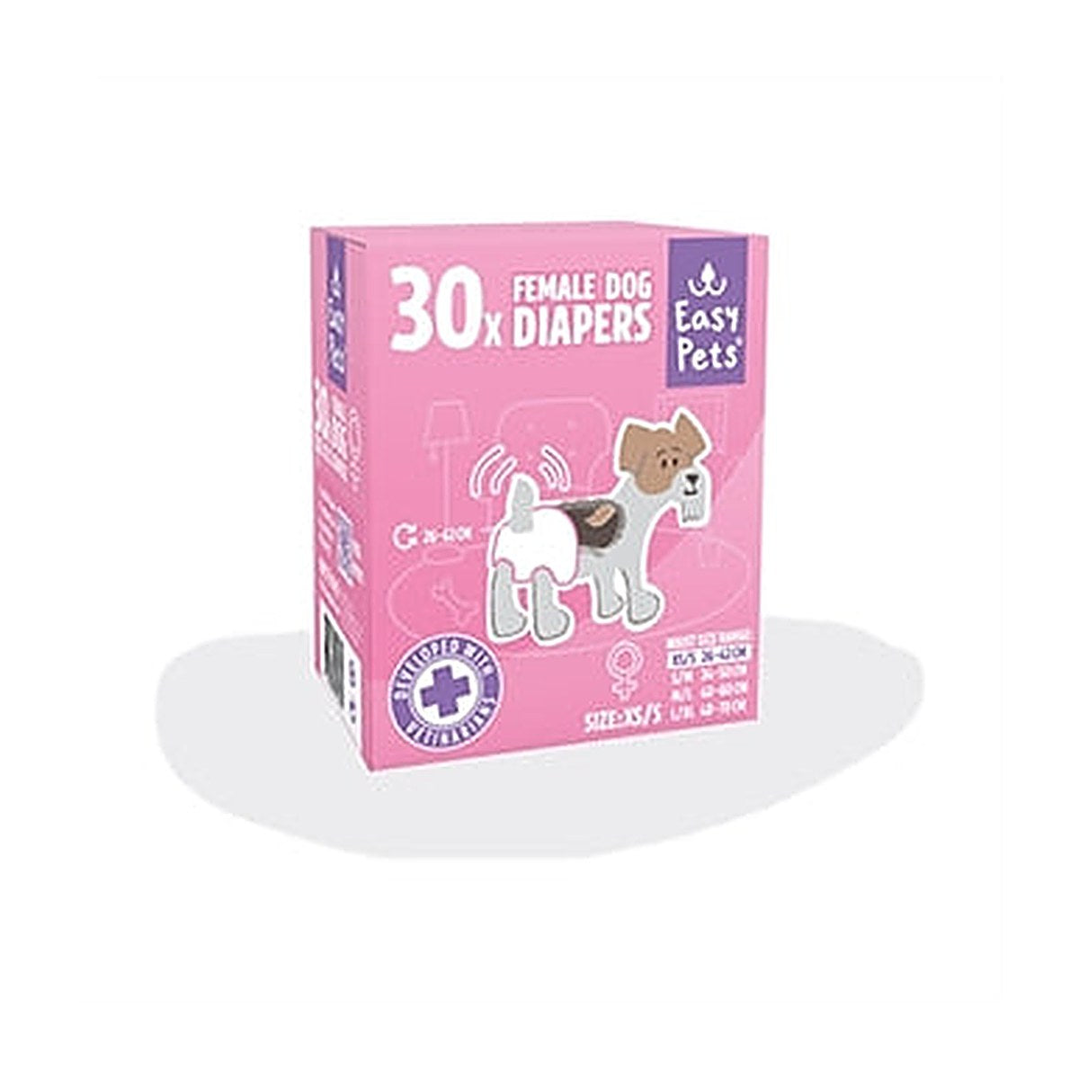 Easypets Easyp Hondenluiers Teef Xs/s 30 stuks