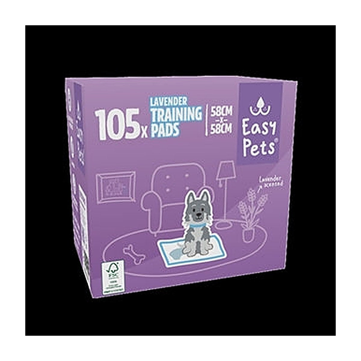 Easypets Easyp Puppy Pads Lav 58x58 cm 105 stuks