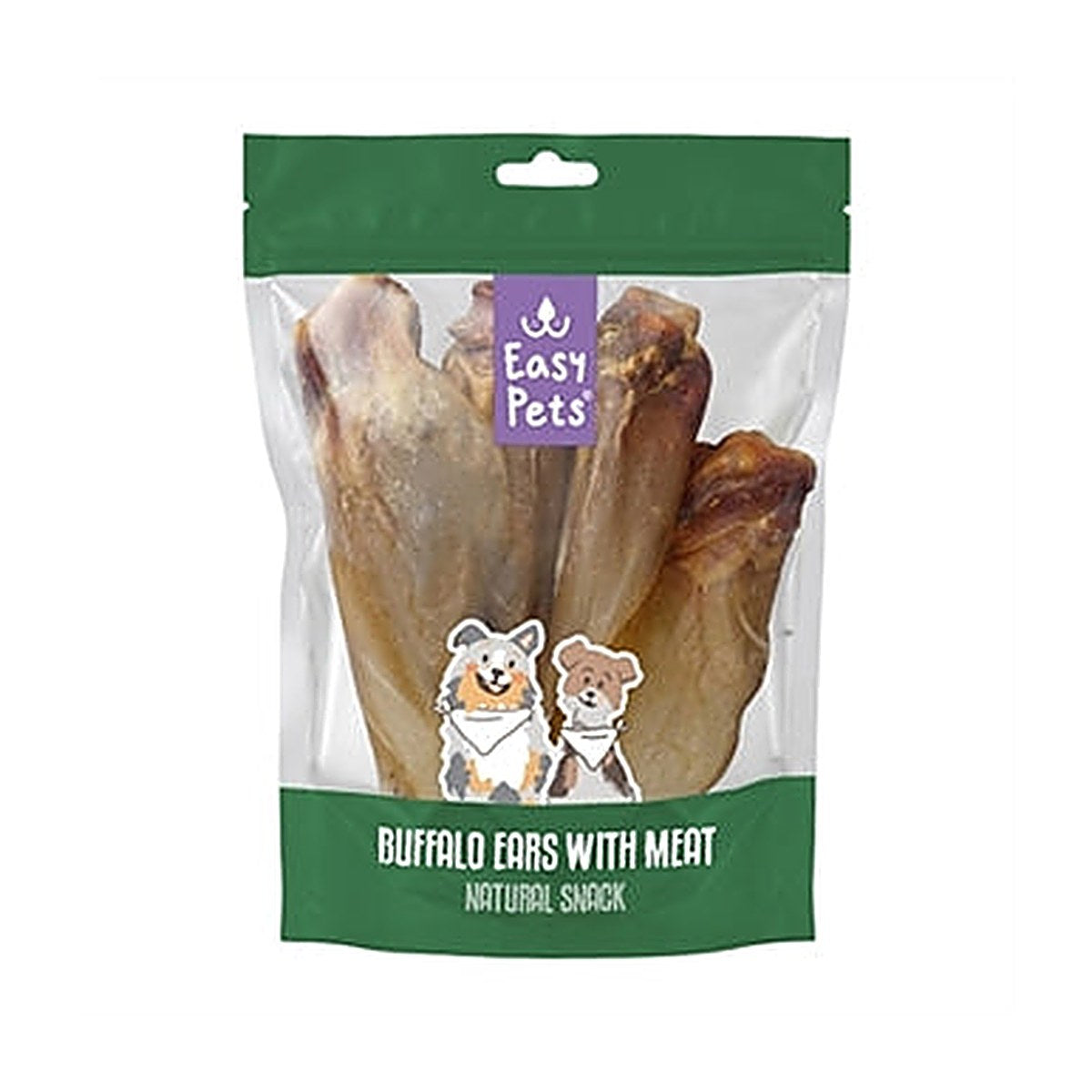 Easypets Buffalo Oren Met Vlees 4 stuks