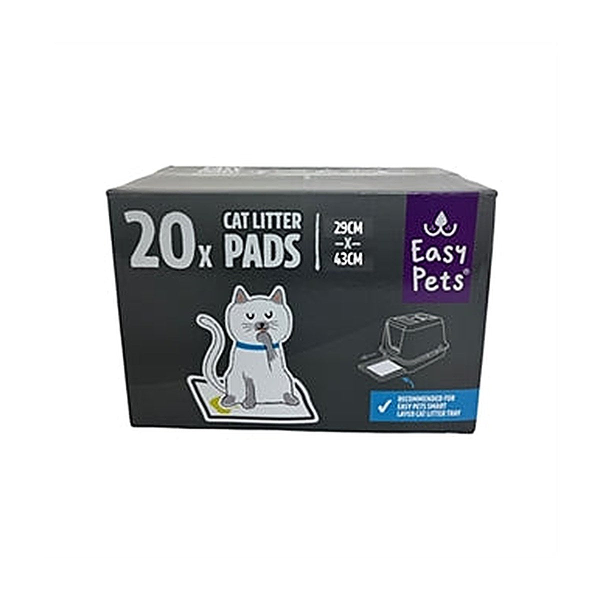 Easypets Catlitter Pads 42x32 cm 20S