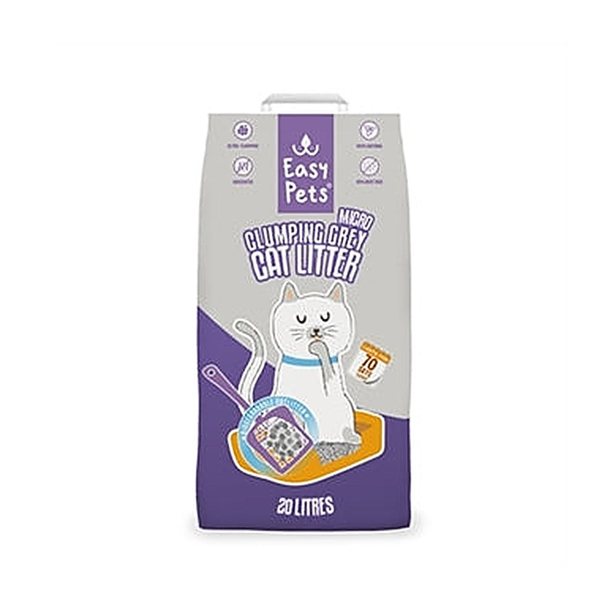 Easypets Clumping Grey Micro 20 liter