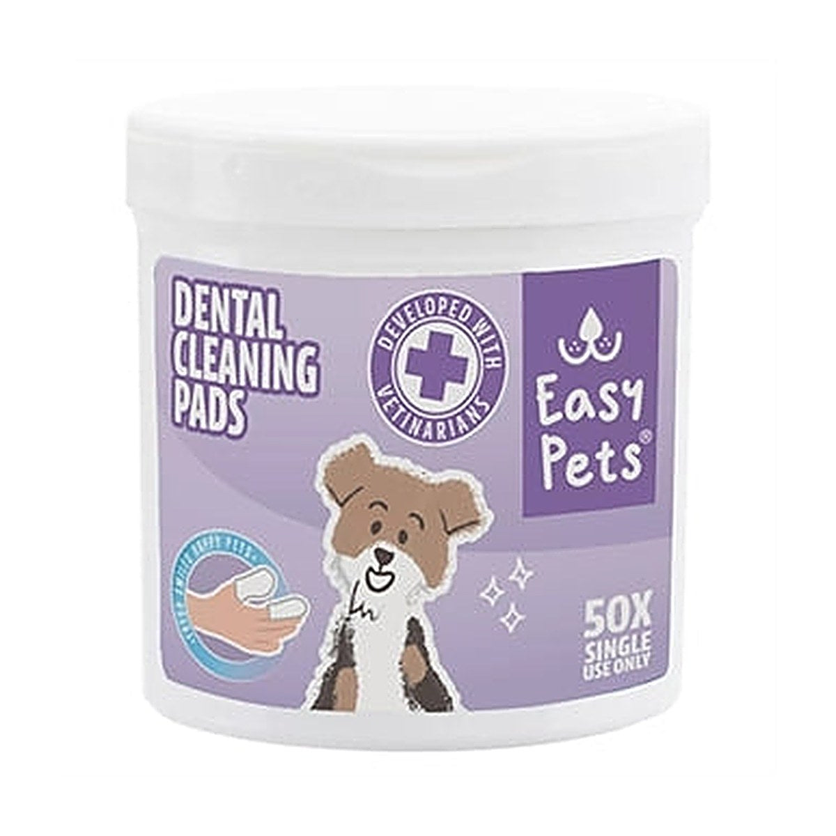 Easypets Tooth Cleaning Pads 50 stuks