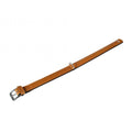 Karlie Halsband Elegance Kalfsleer - Cognac/Zwart - 60cm / 35mm