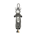 Trixie Ezel Pluche/touw 66 cm 2 stuks