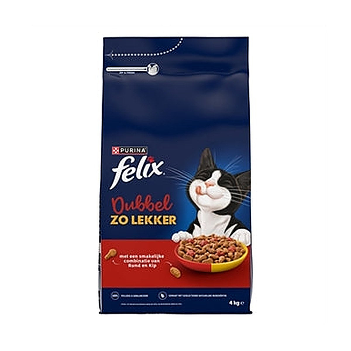 Felix Dubbel Zo Lekker Rund/kip 4 kg
