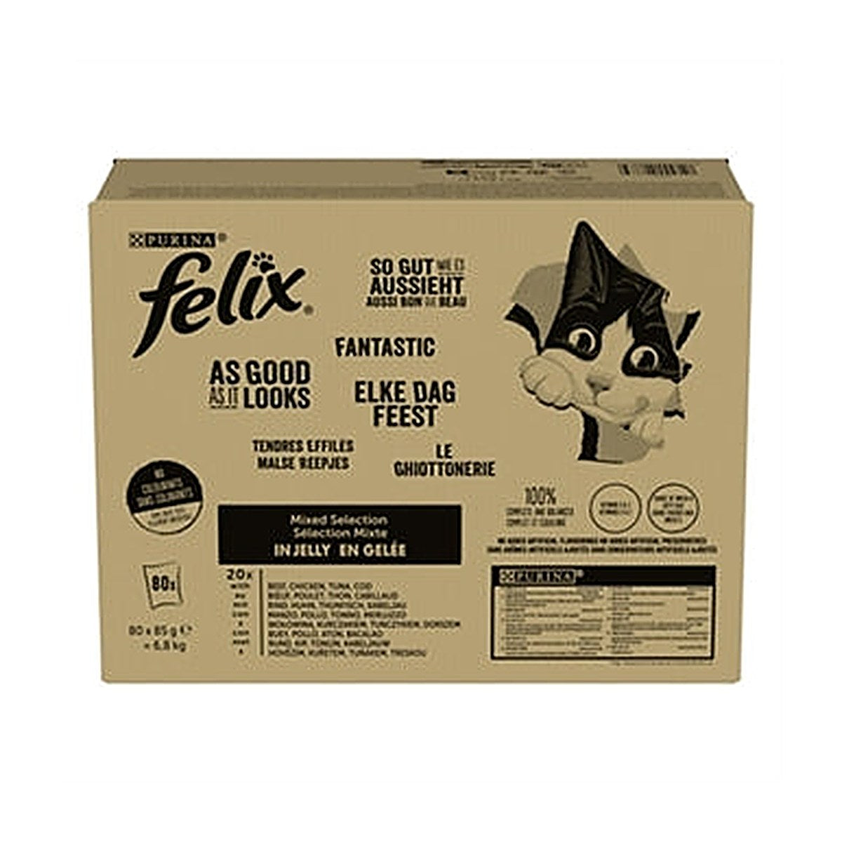 Felix Pouch Edf Mix Box 80x85 gram