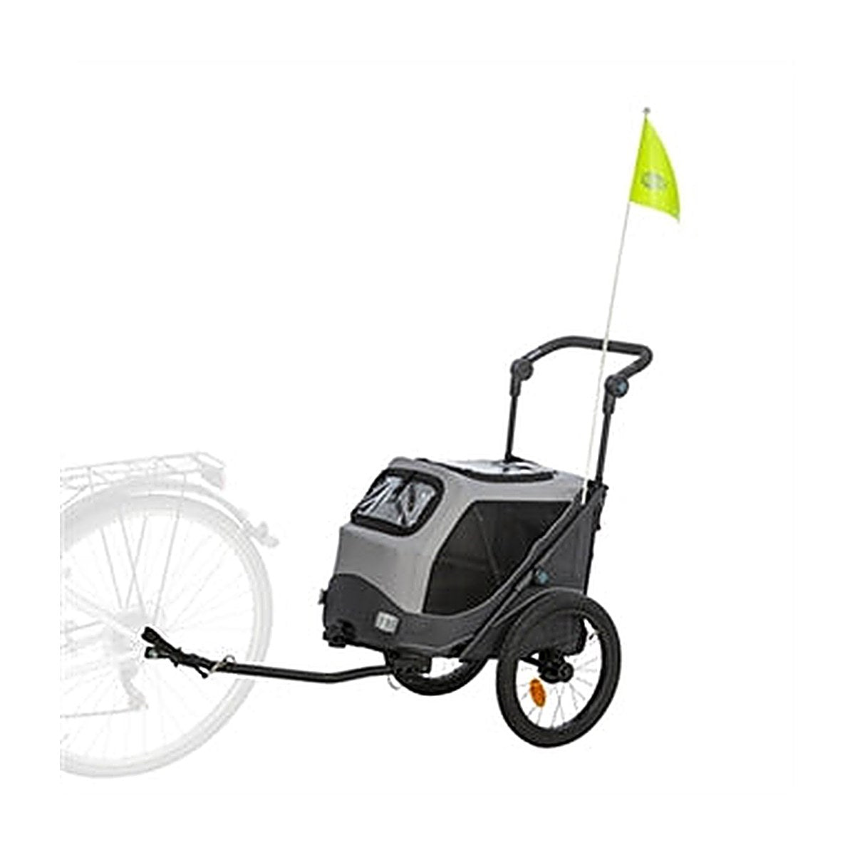 Trixie Fietskar Opv 15 kg Grijs 74x58x93 cm