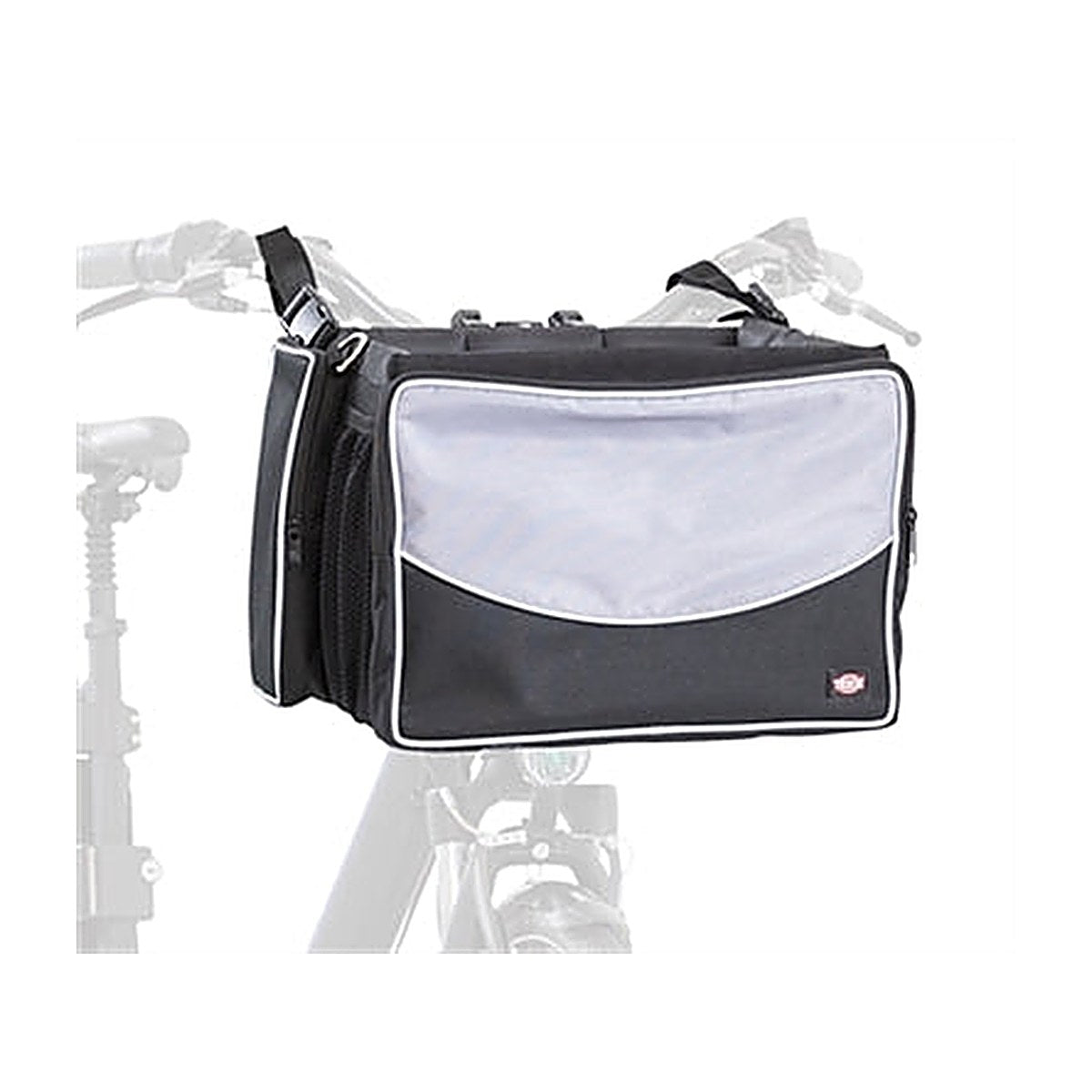 Trixie - Fietsmand Stuur Zwart/Grijs 41x26x26 cm