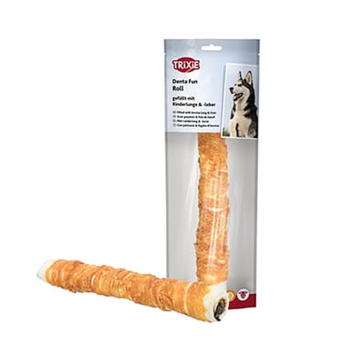 Trixie Filled Chicken Chew Roll 28 cm