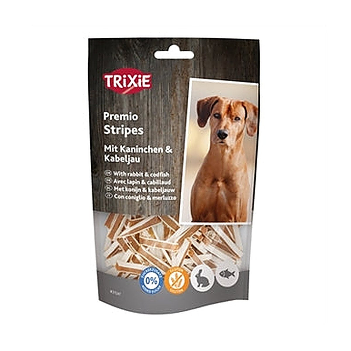 Trixie Fish Rabbit Stripes 100 gram 6 stuks