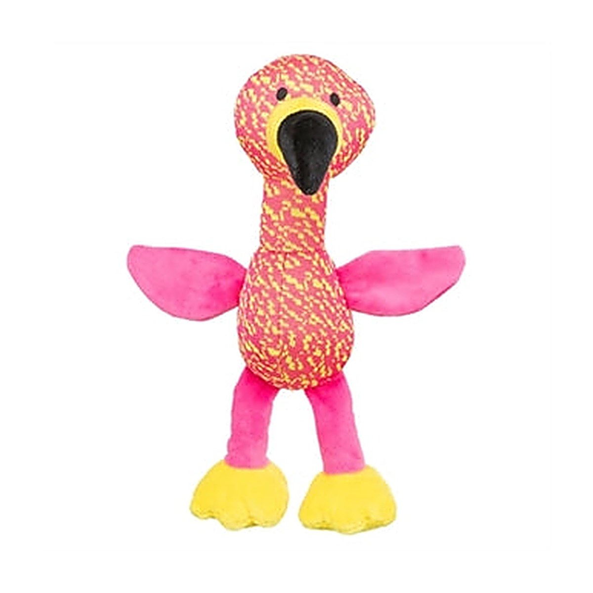 Trixie Flamingo Stof Roze/Geel 32 cm