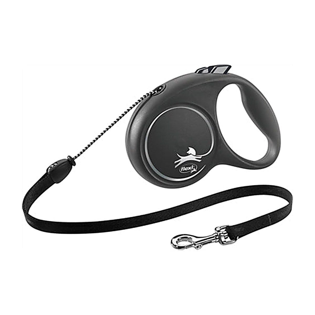 Flexi Black Design Cord Zwart M 5M