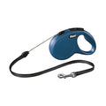 Flexi Classic Cord Blauw S 5 meter