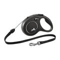 Flexi Classic Cord Zwart S 8 meter