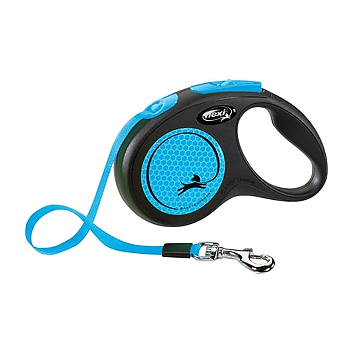 Flexi New Neon Tape Zwart/Blauw S 5 meter