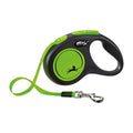 Flexi New Neon Tape Zwart/Groen S 5 meter