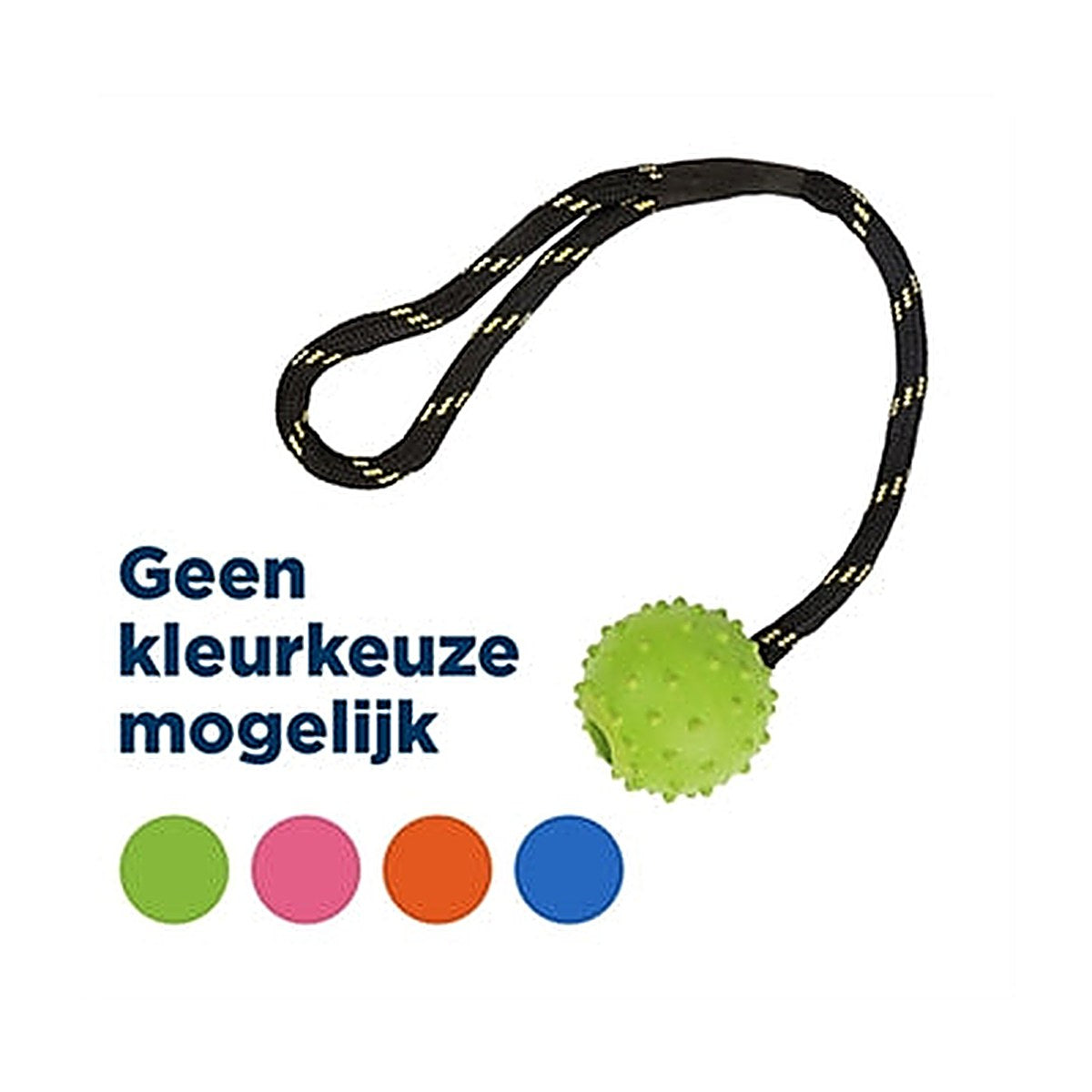 Happy Pet Floater Bal met Touw Assorti M