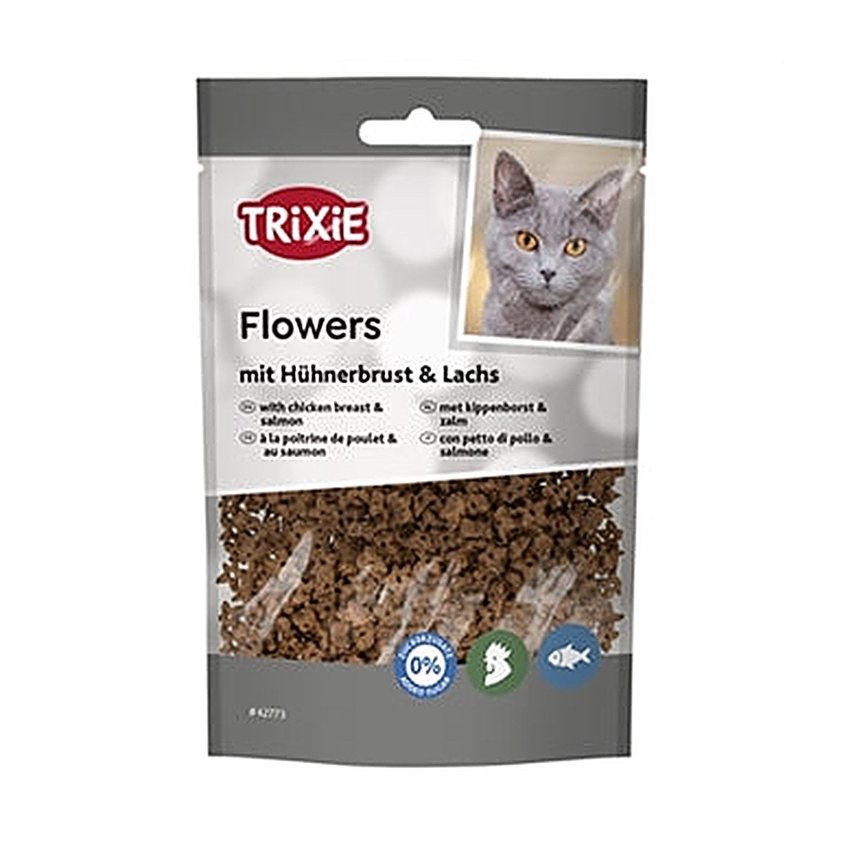 Trixie Flowers Kippenborst/zalm 50 gram