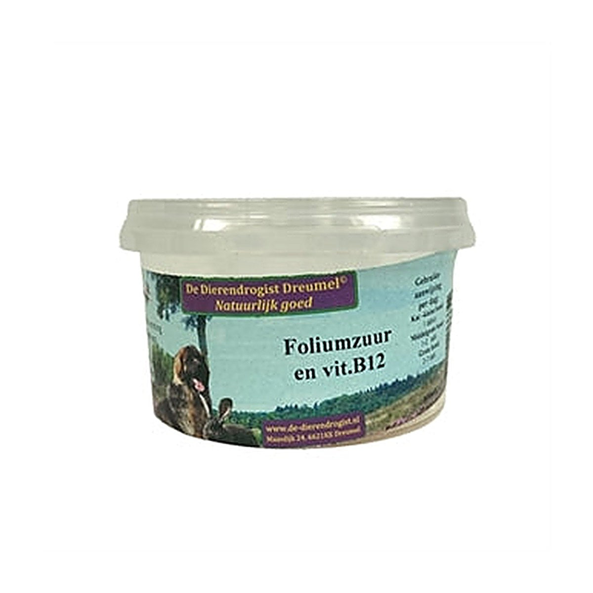 Dierendrogist Foliumzuur Vit B12 100 tabletten