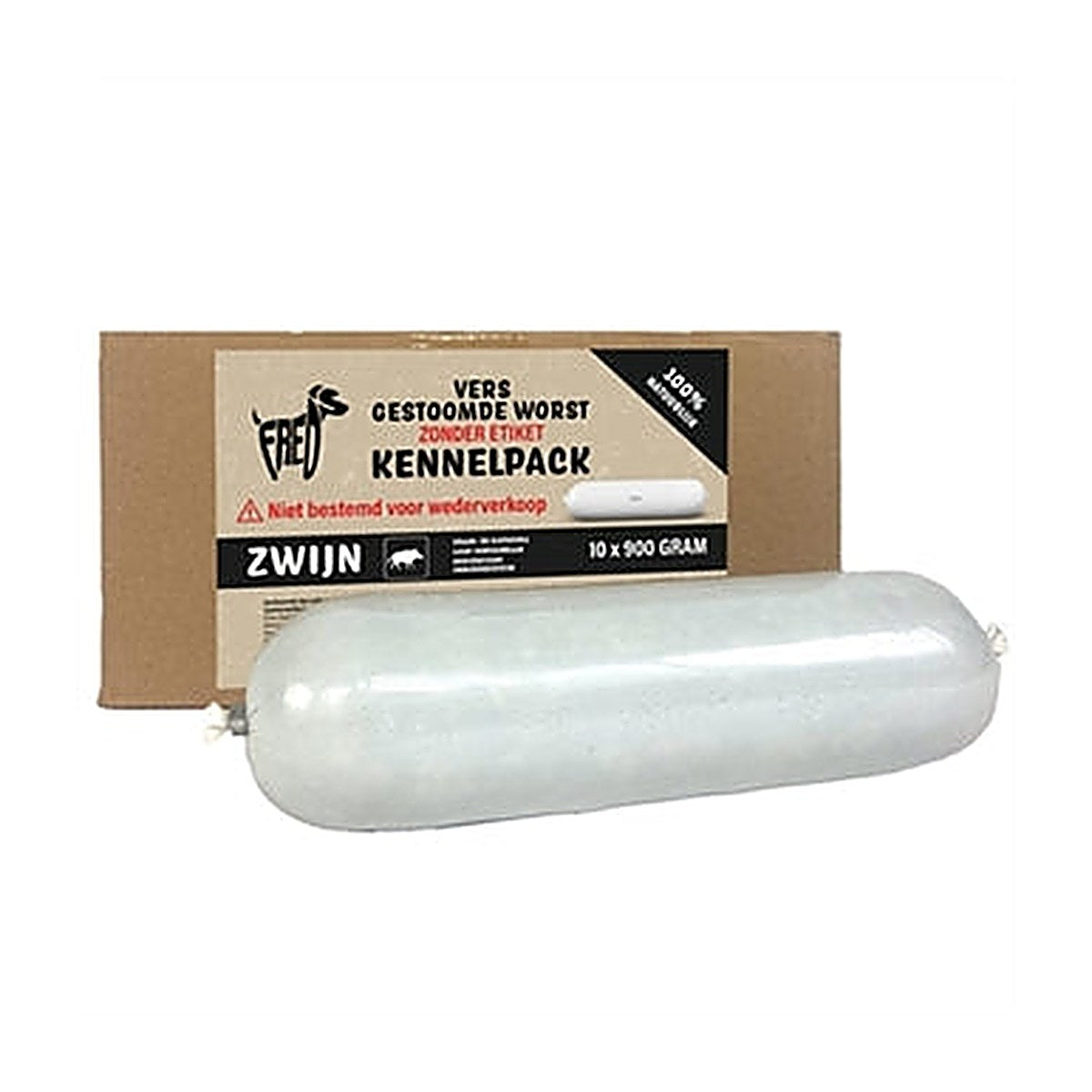 Freds Fred Vlees Worst Kennel Zwn 10x900 g