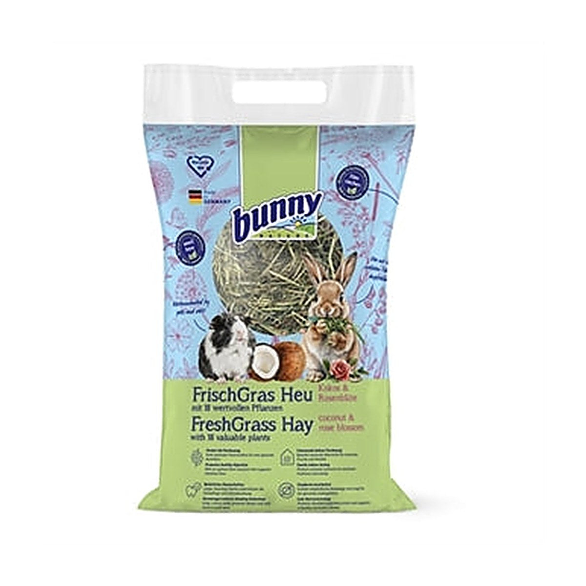 Bunny Nature Freshgrass Hooi Kokos/roos 500 gram