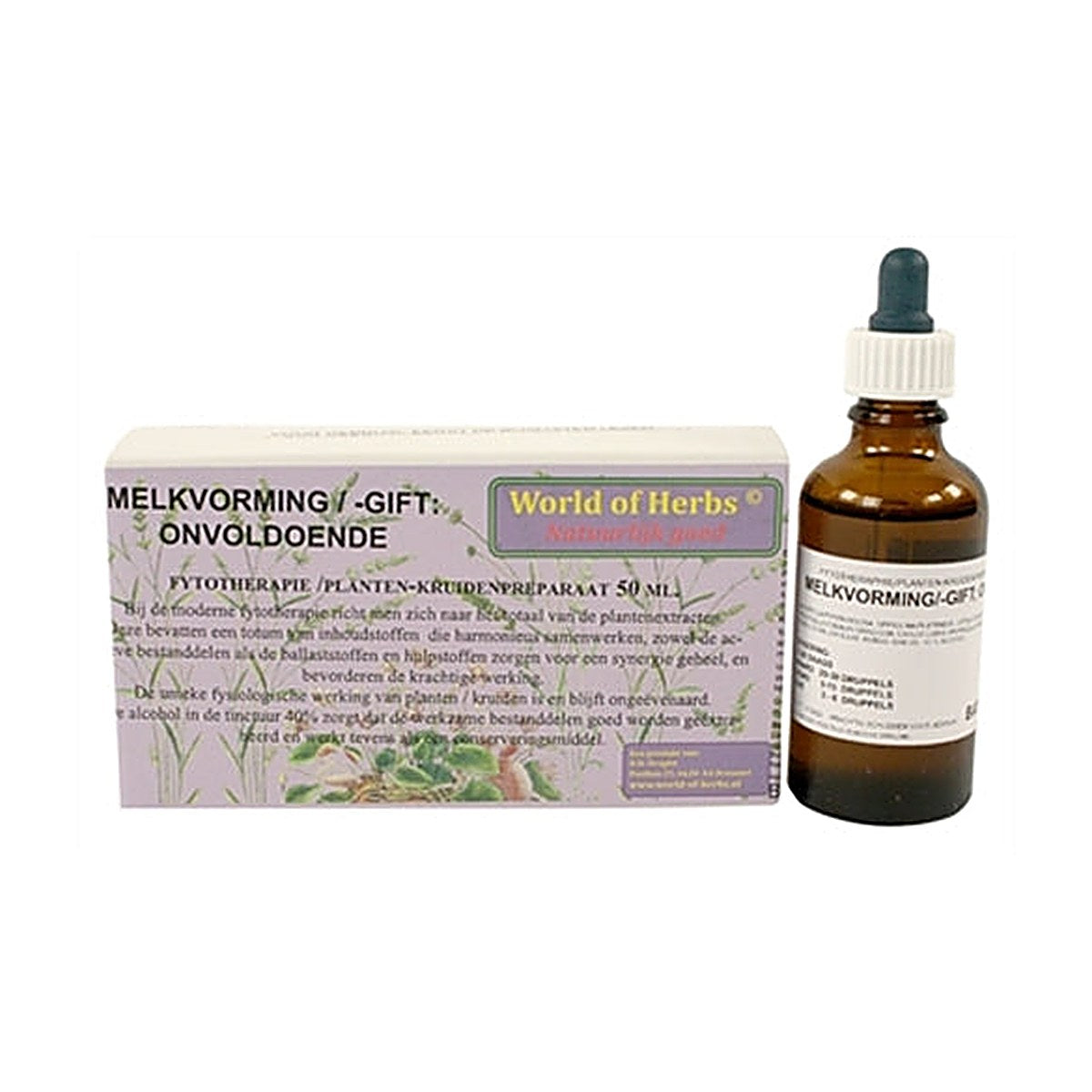 World Of Herbs Fytotherapie Melkvorming/gift 50 ml