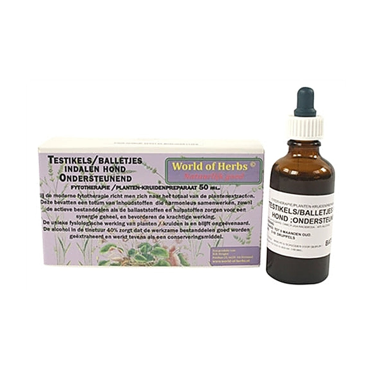 World Of Herbs Fytotherapie Testikel Indalen 50 ml