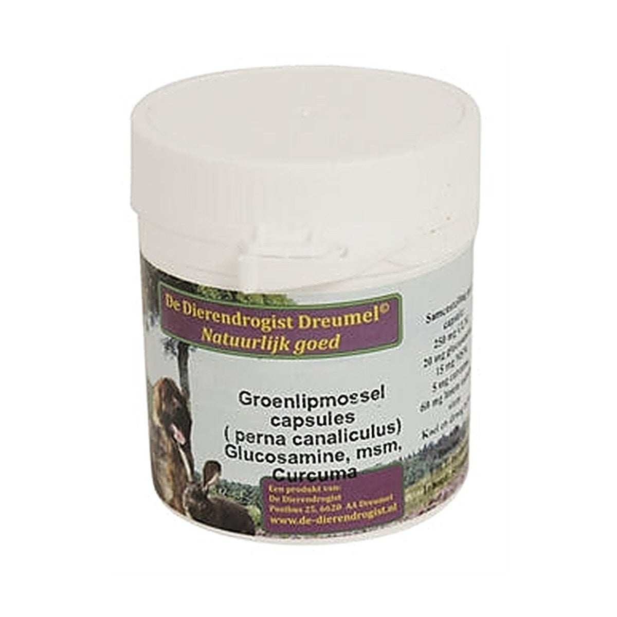 Dierendrogist Glm+ Gluco+msm+curcuma 50 stuks